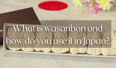 What is wasanbon (sugar) and how do you use it in Japan?